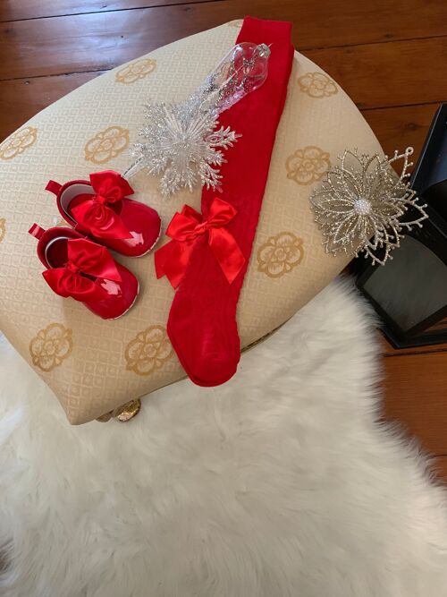 Red Bow Tights -