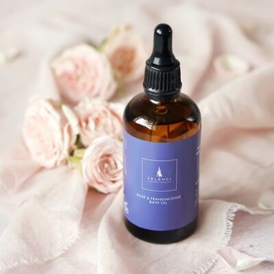 Rose and Frankincense Luxury Bath/Body oil
