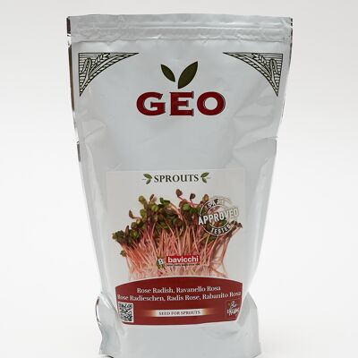 Organic pink radish seeds