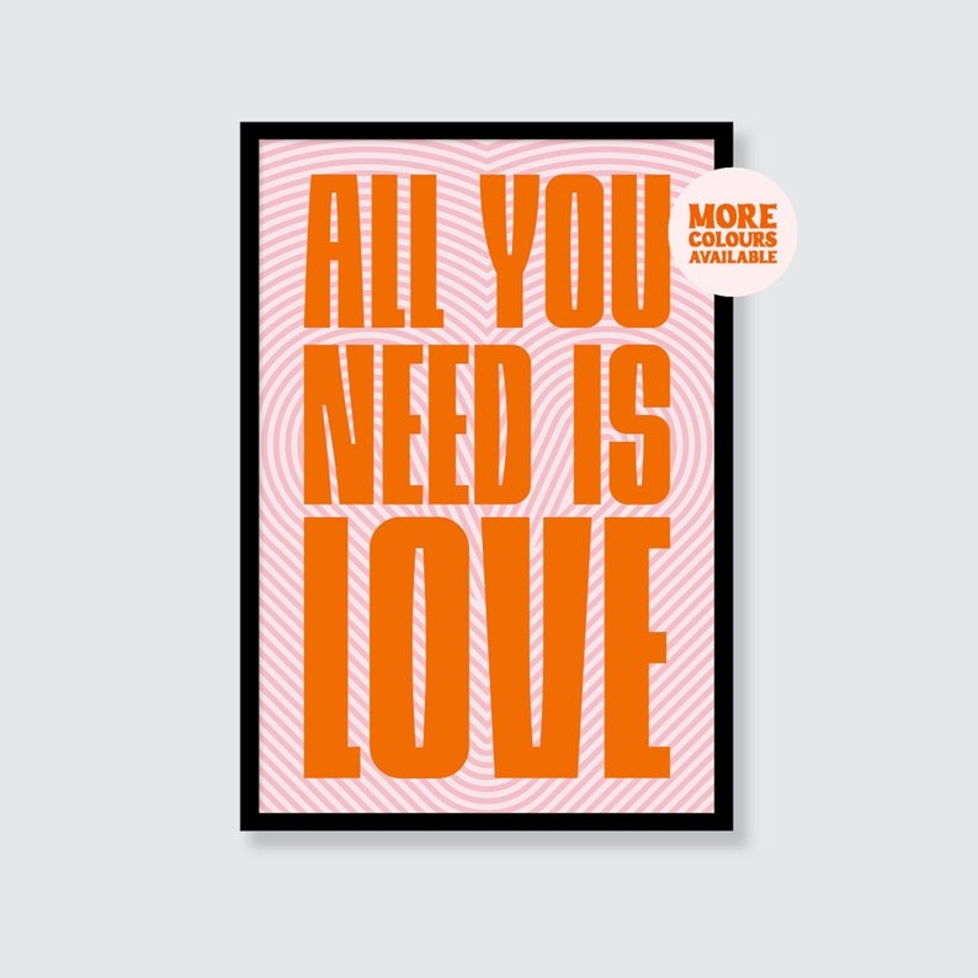 All you need is love Poster