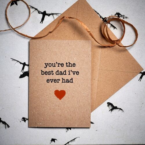 Funny Father's day Card / You're the Best Dad I've ever had