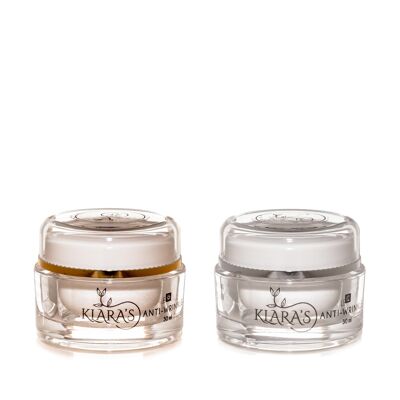 Anti-Wrinkle Day & Night Cream Duo - 2x 30ml Jar