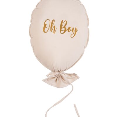 CUSCINO A PALLONCINO DELUX VANILLA CREMA OH BOY GOLD