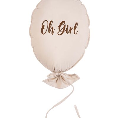 COUSSIN BALLON DELUX VANILLA CREAM OH GIRL CARAMEL