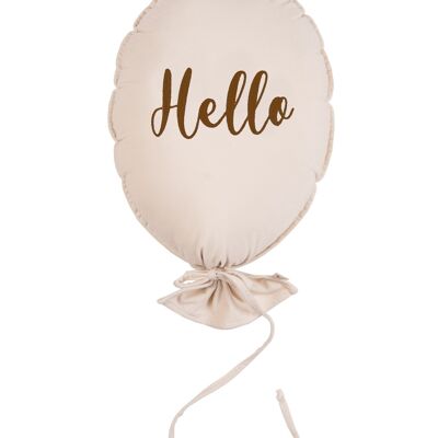 CUSCINO A PALLONCINO DELUX CREMA VANIGLIA HELLO CARAMEL