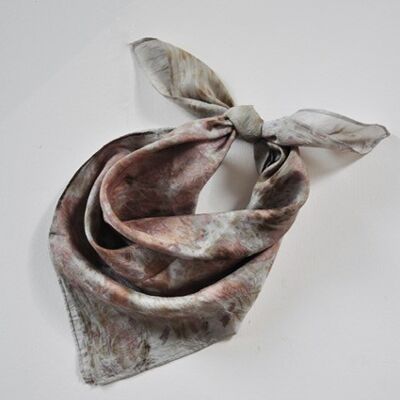 "Champêtre" silk scarf