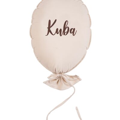 BALLONKISSEN DELUXE VANILLE CREME PERSONALISIERTE KARAMELL