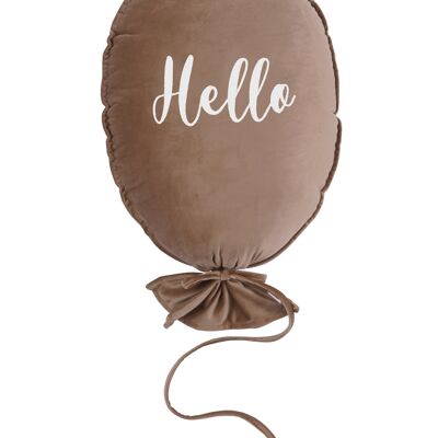 CUSCINO A PALLONCINO DELUX LATTE HELLO ECRU
