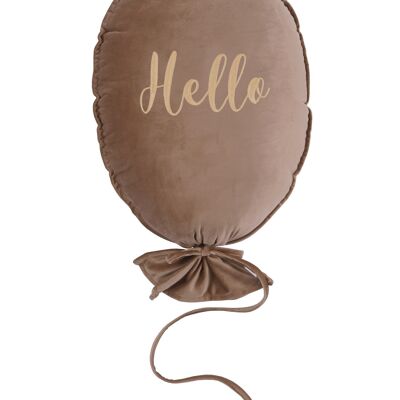 CUSCINO A PALLONCINO DELUX LATTE HELLO ORO CHIARO