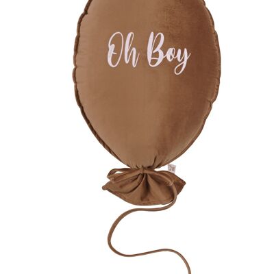 BALLOON PILLOW DELUX GOLDEN BRONZE OH BOY ECRU