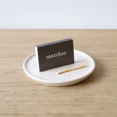 'matches' matchbox – statement matches