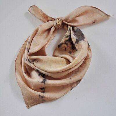 "Nude" silk scarf