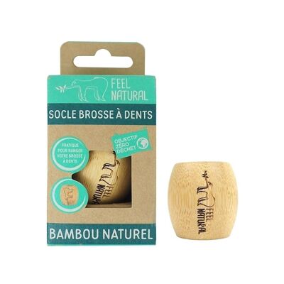 Natural bamboo base