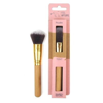 Complexion brush
 natural bamboo
 POWDER