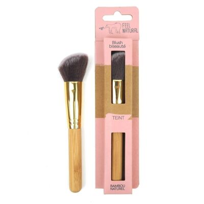 Complexion brush
 natural bamboo
 BEVELLED BLUSH