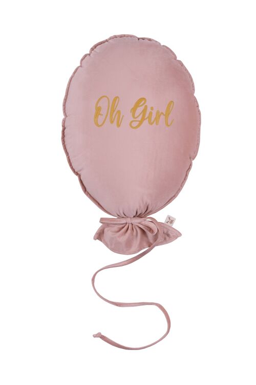 BALLOON PILLOW DELUX NATURAL ROSE OH GIRL GOLD