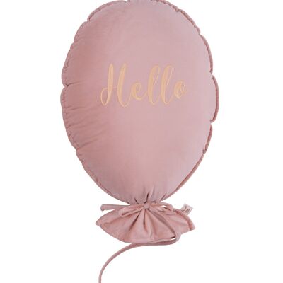 BALLOON PILLOW DELUX NATURAL ROSE HELLO LIGHT GOLD