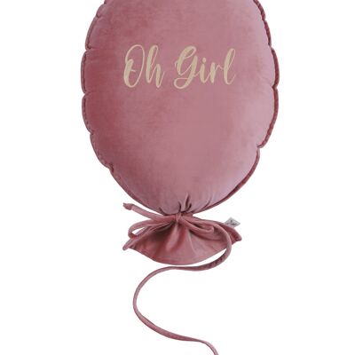 BALLONKISSEN DELUXE BLUSH ROSE OH GIRL LIGHT GOLD