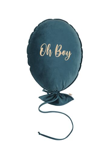 COUSSIN BALLON DELUX CRYSTAL TEAL OH BOY OR CLAIR