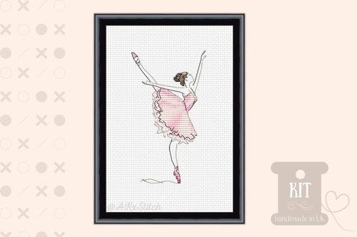 Ballet Dancer Cross Stitch Kit