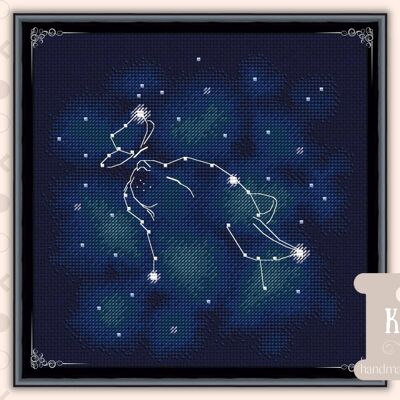 Cat Constellation Cross Stitch Kit