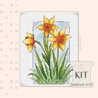 Daffodils Cross Stitch Kit