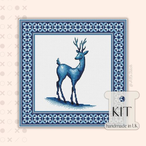 Deer Ornament Cross Stitch Kit