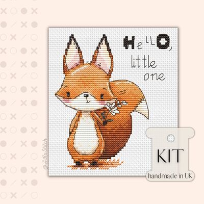 Hello, Little One Cross Stitch Kit