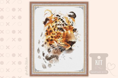 Jaguar Cross Stitch Kit