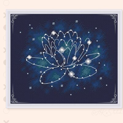 Lotus Constellation Cross Stitch Kit