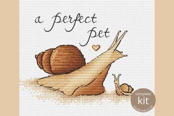 Kit de point de croix "Perfect Pet" d'escargot 1