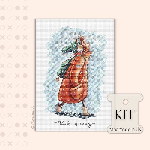 Winter is Coming Cross Stitch Kit