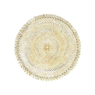 Placemat schelpen naturel