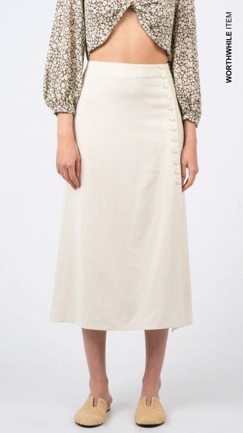 Linen skirt / Rustic elegant