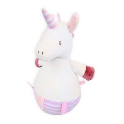 Unicorn figure with rattle