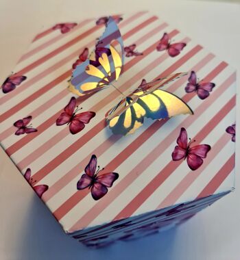 Pop Up Butterfly Clamshell Exploding Surprise Box 2