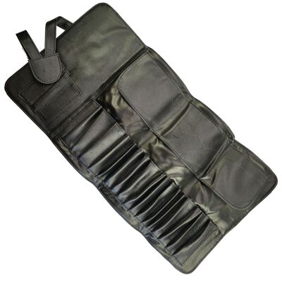 Brush bag, synthetic leather, empty