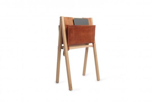 STAN magazine rack - leer