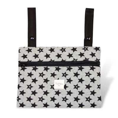 Mini clutch estampado Fun Black Star