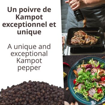 Poivre noir de Kampot IGP - Biologique - Premium  - en grains - 1kg 4