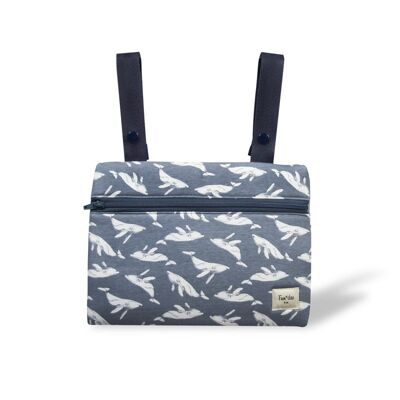 Mini clutch estampado Whales