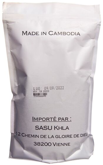Fleur de sel rouge de Kampot - poche 1kg 2