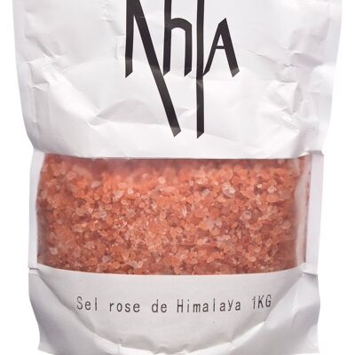 Himalayan pink salt in crystals - 1kg bag