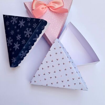 Waffle Gift Box - Navy & Blush