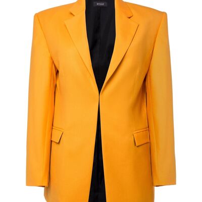 Blazer oversize en laine HAVANA - Orange