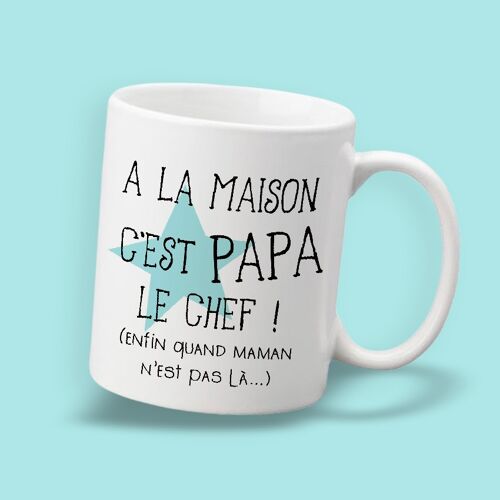 Mug A la maison c'est papa le chef !