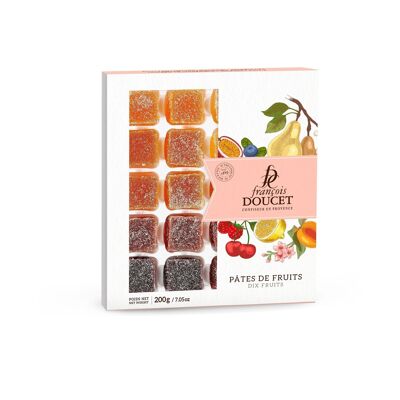 Dix fruits 200g - assortiment de pâtes de fruits