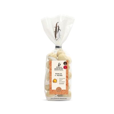 Perles Poire 200g - pâte de fruits poire au chocolat au lait