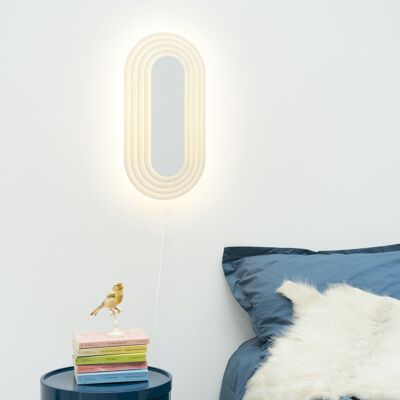 Lampada da parete - Apparecchio LED dimmerabile - ETOR-01 Greige - con cavo