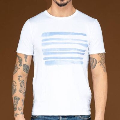 CANAAN WP, 100% cotton short-sleeved shirt - BIANCO
